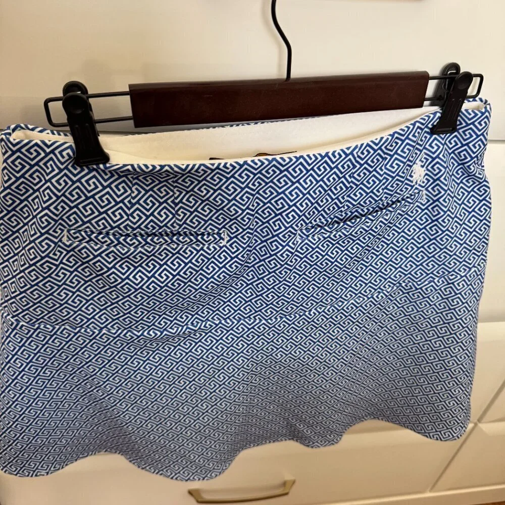 Polo Golf Ralph Lauren Flounce Skort Blue/White - M - Picture 4 of 4